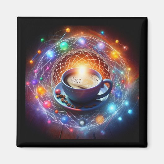 コーヒーとコスモス：エネルギーの科学 マグネット (正面)