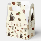 コーヒーとコーヒー豆カップ フェイバーボックス (オープン)