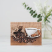 コーヒーとシナモンスティック ポストカード (スタンド正面)