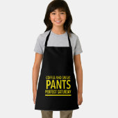 コーヒーとスエットパンツの完璧な土曜日 エプロン (インサイチュ)
