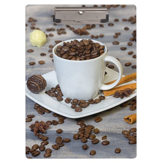 コーヒーとスパイス クリップボード (正面)