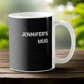 コーヒーとスプレッドシートで燃料 – 黒のグラデーション コーヒーマグカップ