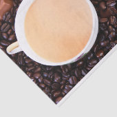 コーヒーとチョコレートのクローズアップ 薄葉紙 (詳細)