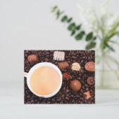コーヒーとチョコレートの喜び ポストカード (スタンド正面)