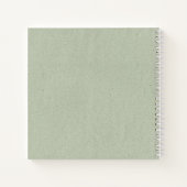 コーヒーとデイジー ノートブック (裏面)