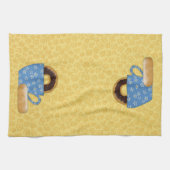 コーヒーとドーナツのキッチンタオル キッチンタオル (横)