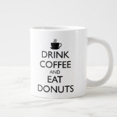 コーヒーとドーナツを飲食べみる ジャンボコーヒーマグカップ (右)