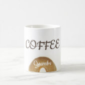 コーヒーとドーナツコーヒー粉おもしろい コーヒーマグカップ (中央)