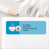 コーヒーとドーナツパール ラベル (インサイチュ)