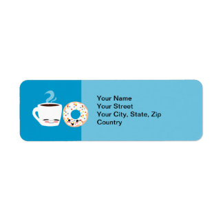 コーヒーとドーナツパール ラベル