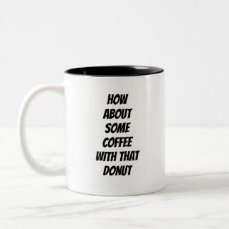 コーヒーとドーナツ ツートーンマグカップ