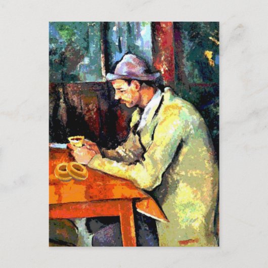 コーヒーとドーナツ ポストカード (正面)