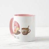 コーヒーとドーナツ マグカップ (正面左)