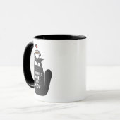 コーヒーとニャンコあればそれでいい マグカップ (正面左)