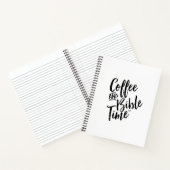 コーヒーとバイブルのタイムジャーナル ノートブック (内部)