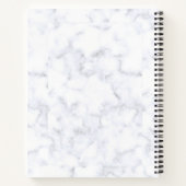 コーヒーとバイブルの時間（ロゴ）大理石 ノートブック (裏面)