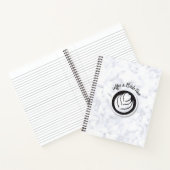 コーヒーとバイブルの時間（ロゴ）大理石 ノートブック (内部)