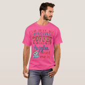 コーヒーとパズル ジグソーパズル愛好家 Tシャツ (正面フル)
