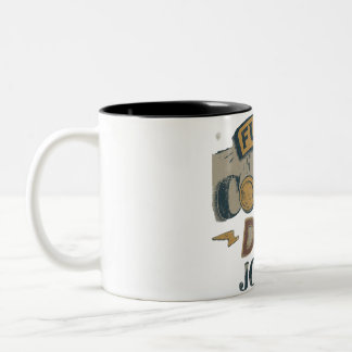 コーヒーとパパのジョークで盛り上がる ツートーンマグカップ