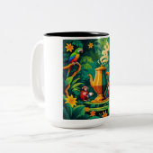 コーヒーとパラダイス ツートーンマグカップ (正面左)