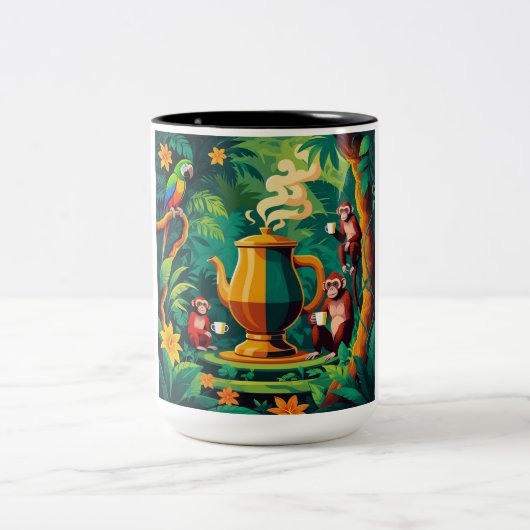 コーヒーとパラダイス ツートーンマグカップ (中央)