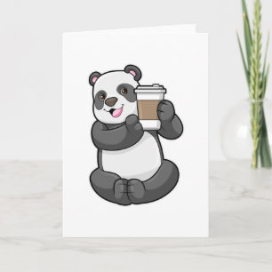 コーヒーとパンダ(持ち運び用) カード