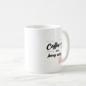 コーヒーとファジーソックス コーヒーマグカップ (正面右)