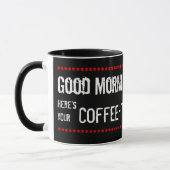 コーヒーとベッドのサービス マグカップ (左)