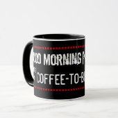 コーヒーとベッドのサービス マグカップ (正面左)