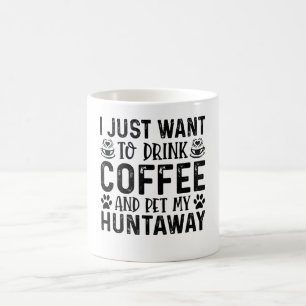 コーヒーとペットのハンタウェイを飲みたい コーヒーマグカップ