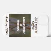 コーヒーとマイドッグ装飾用クッション Case-Mate iPhoneケース (裏面 (横))