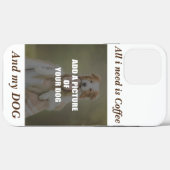 コーヒーとマイドッグ装飾用クッション Case-Mate iPhoneケース (裏面 (横))