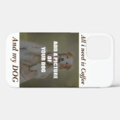 コーヒーとマイドッグ装飾用クッション Case-Mate iPhoneケース (裏面 (横))