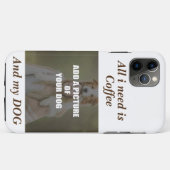 コーヒーとマイドッグ装飾用クッション Case-Mate iPhoneケース (裏面(横))