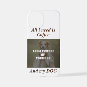 コーヒーとマイドッグ装飾用クッション iPhone 12 MINIケース