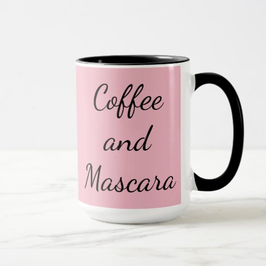 コーヒーとマスカラコーヒー茶の贈り物 マグカップ (右)