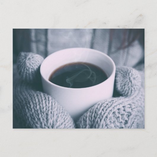 コーヒーとミット ポストカード (正面)