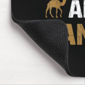 コーヒーとラクダ おもしろ ラクダ愛好家 グラフィック マウスパッド (コーナー)