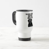 コーヒーとラブラドールで動く家 トラベルマグ (正面左)
