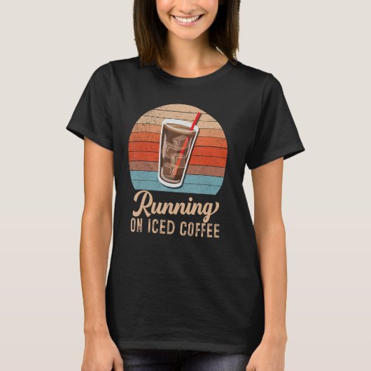 コーヒーとランニングコーヒーのランナー Tシャツ (正面)