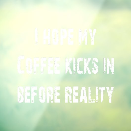 コーヒーとリアリティのウィンドウの固定 ウィンドウサイン (シート3)