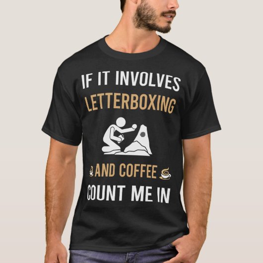 コーヒーとレターボクシング Tシャツ (正面)