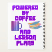 コーヒーとレッスンプランを活用 プランナー手帳 (裏面)