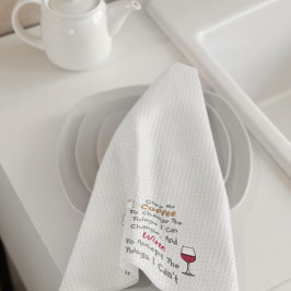 コーヒーとワインのキッチンタオル キッチンタオル