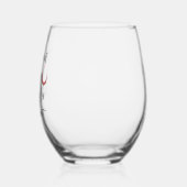 コーヒーとワインの間で人生は起こる ステムなしワイングラス (左)