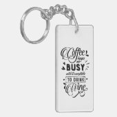 コーヒーとワイン キーホルダー (正面左)