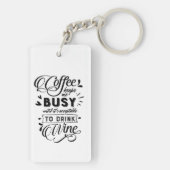 コーヒーとワイン キーホルダー (裏面)