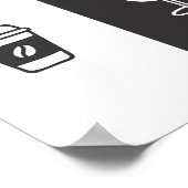 コーヒーとワイン – 午前/午後 ポスター (角)