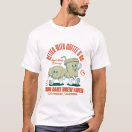 コーヒーと一緒にもっと良くなる Tシャツ