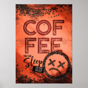 コーヒーと一緒に寝る必要がある人 ポスター